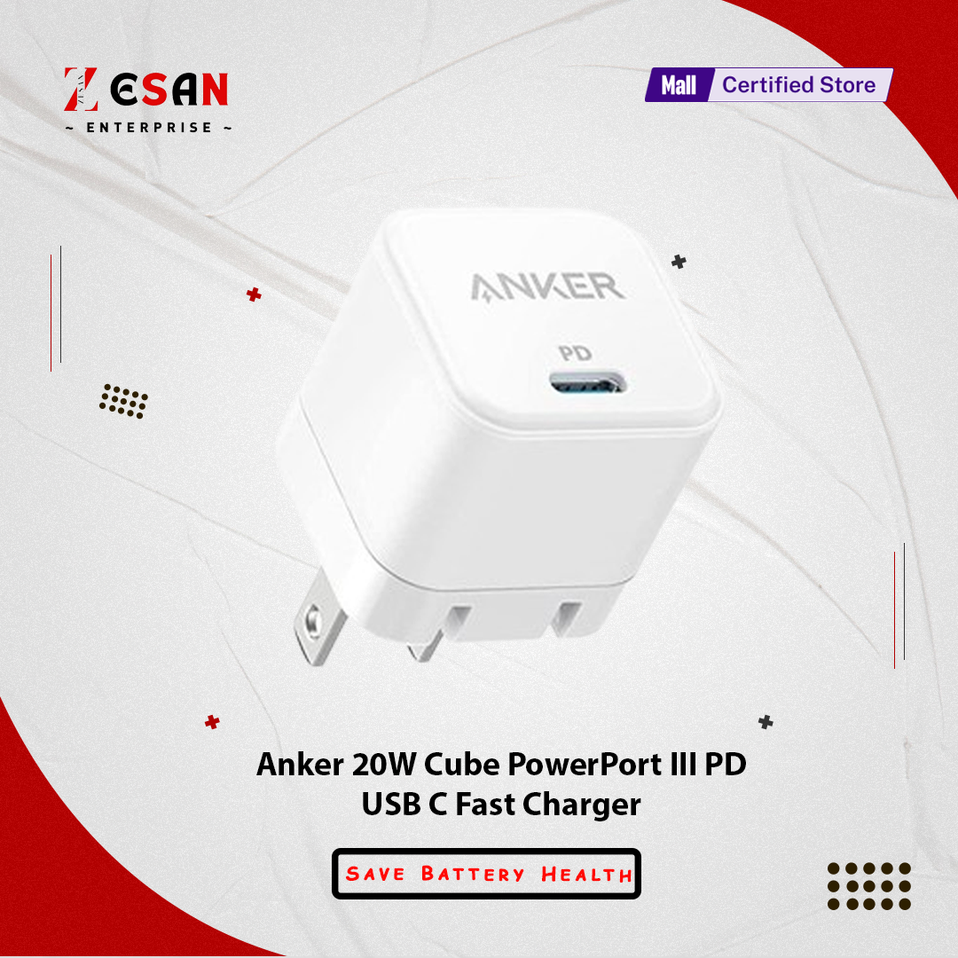 Picture of Anker 20W Cube PowerPort III PD USB C Fast Charger