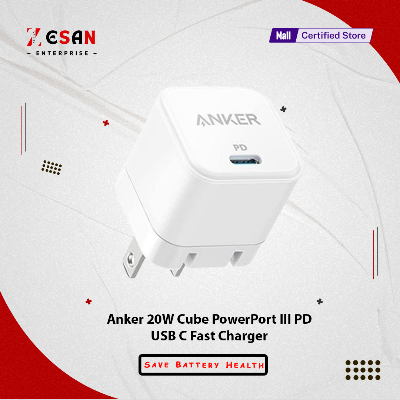 Picture of Anker 20W Cube PowerPort III PD USB C Fast Charger