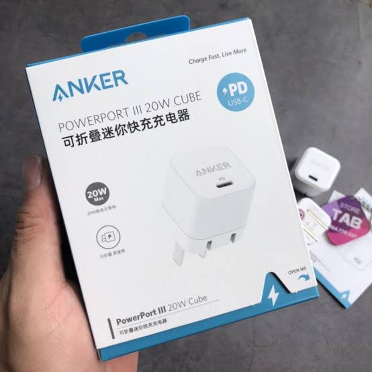 Picture of Anker 20W Cube PowerPort III PD USB C Fast Charger