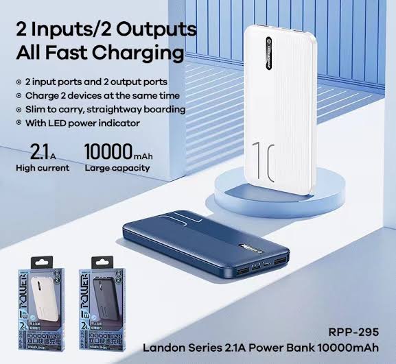 Picture of Remax RPP-295 10000mAh London Series Fast Charging Power Bank