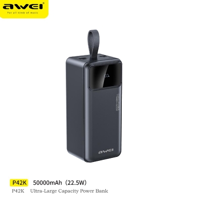 Picture of Awei P42K Power Bank 50000mAh Portable Powerbank