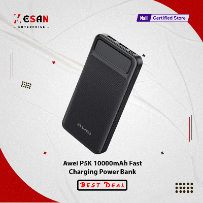 Picture of Awei P5K 10000mAh 2.1A Fast Charging Power Bank