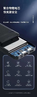 Picture of Awei P5K 10000mAh 2.1A Fast Charging Power Bank