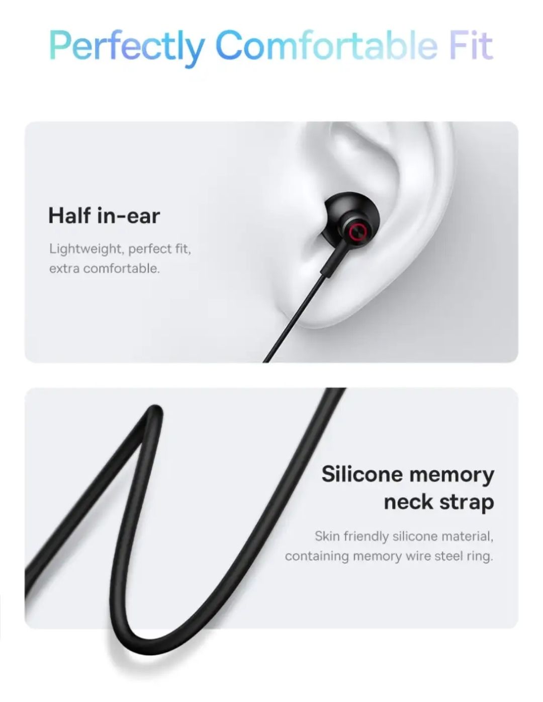 Picture of Baseus Bowie P1 Half-In-ear Neckband Wireless Earphone