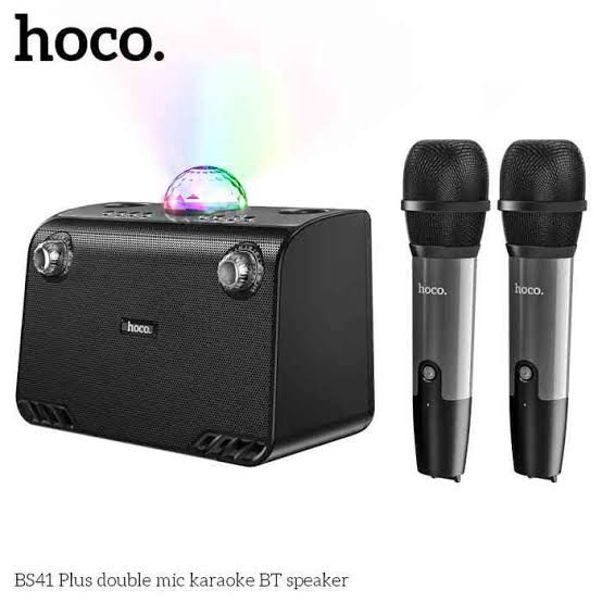 Picture of HOCO BS41 Plus Double Mic Karaoke Wireless Bluetooth Speaker