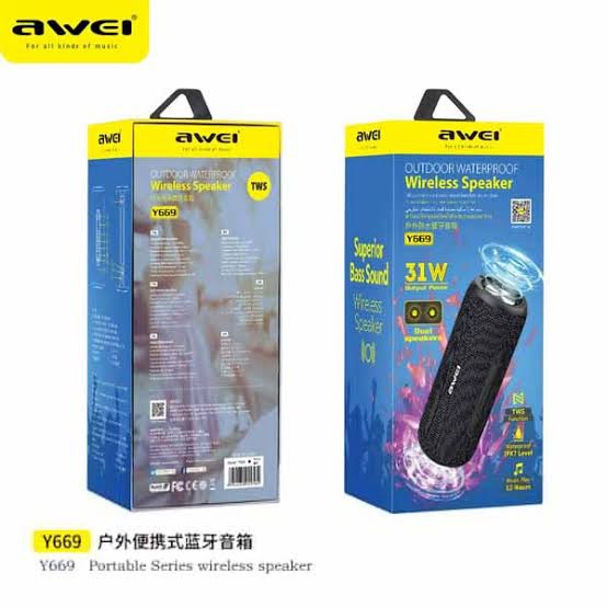 Picture of Awei Y669 Wireless Bluetooth Speaker