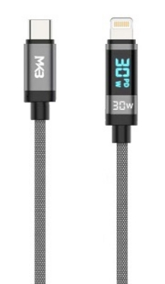 Picture of MKB CL 300 Braided 30W Type C To Lightning Fast Charging Cable