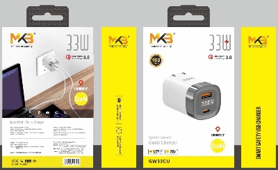 Picture of MKB GW33CU 33W LED DISPLAY Quick Charger Adapter