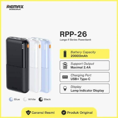 Picture of Power Bank 20000mAh RPP-26 REMAX