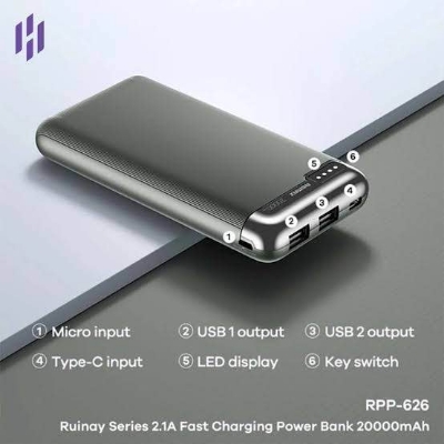 Picture of Remax RPP-626 20,000mAh 2.1A Power Bank
