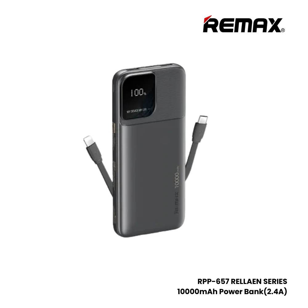 Picture of REMAX RPP-657 Rallaen Series 10000mAh Fast Charging Power Bank(2.4A)