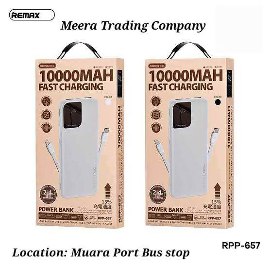 Picture of REMAX RPP-657 Rallaen Series 10000mAh Fast Charging Power Bank(2.4A)