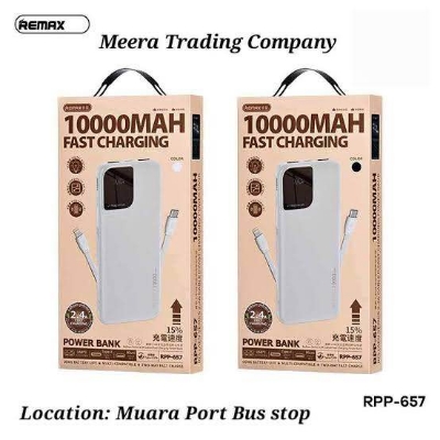 Picture of REMAX RPP-657 Rallaen Series 10000mAh Fast Charging Power Bank(2.4A)