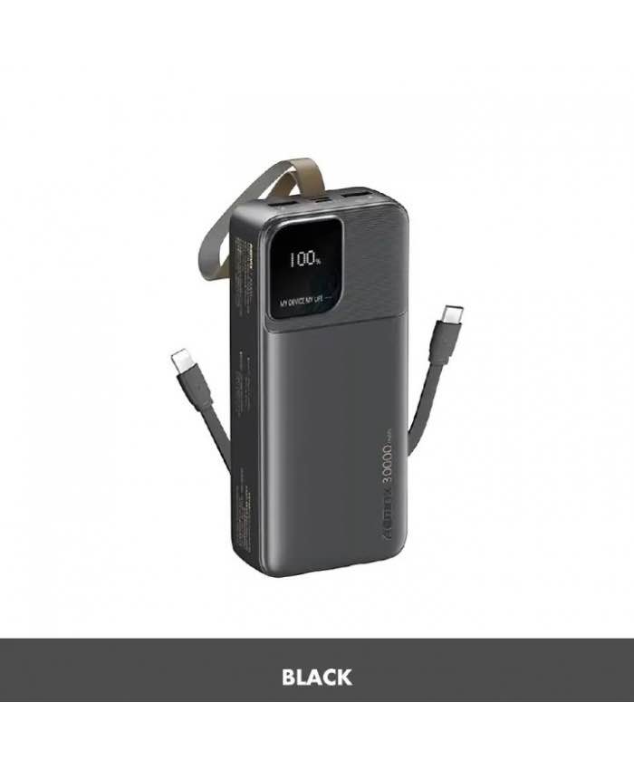 Picture of Remax RPP-659 Rellaen Series 30000mAh Powerbank WithBuilt-In Cable & Digital Display 2.4A