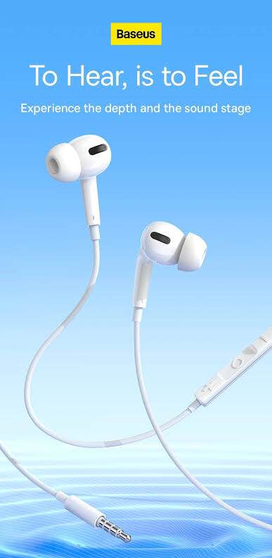 Picture of Baseus enock h18 wired earphone 3.5mm