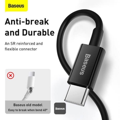 Picture of Baseus Superior Series PD 20W Type-C To Lightning Fast Charging Data Cable 1M - Black
