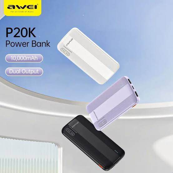 Picture of Awei P20K 10000mAh Powerbank 2.4A