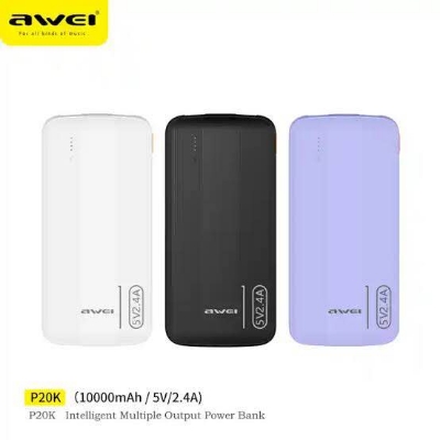 Picture of Awei P20K 10000mAh Powerbank 2.4A
