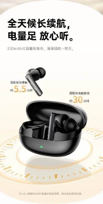 Picture of Awei T88 True Wireless Bluetooth Earphone 10mm Moving Coil Super Bass Spatial Sound Effects Earbuds 30 Hours Of Playback Time Ergonomic Design Gaming Headset