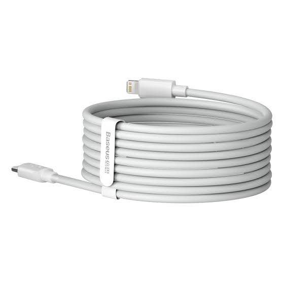 Picture of Baseus Simple Wisdom 20W Type-C to Lightning Cable - White