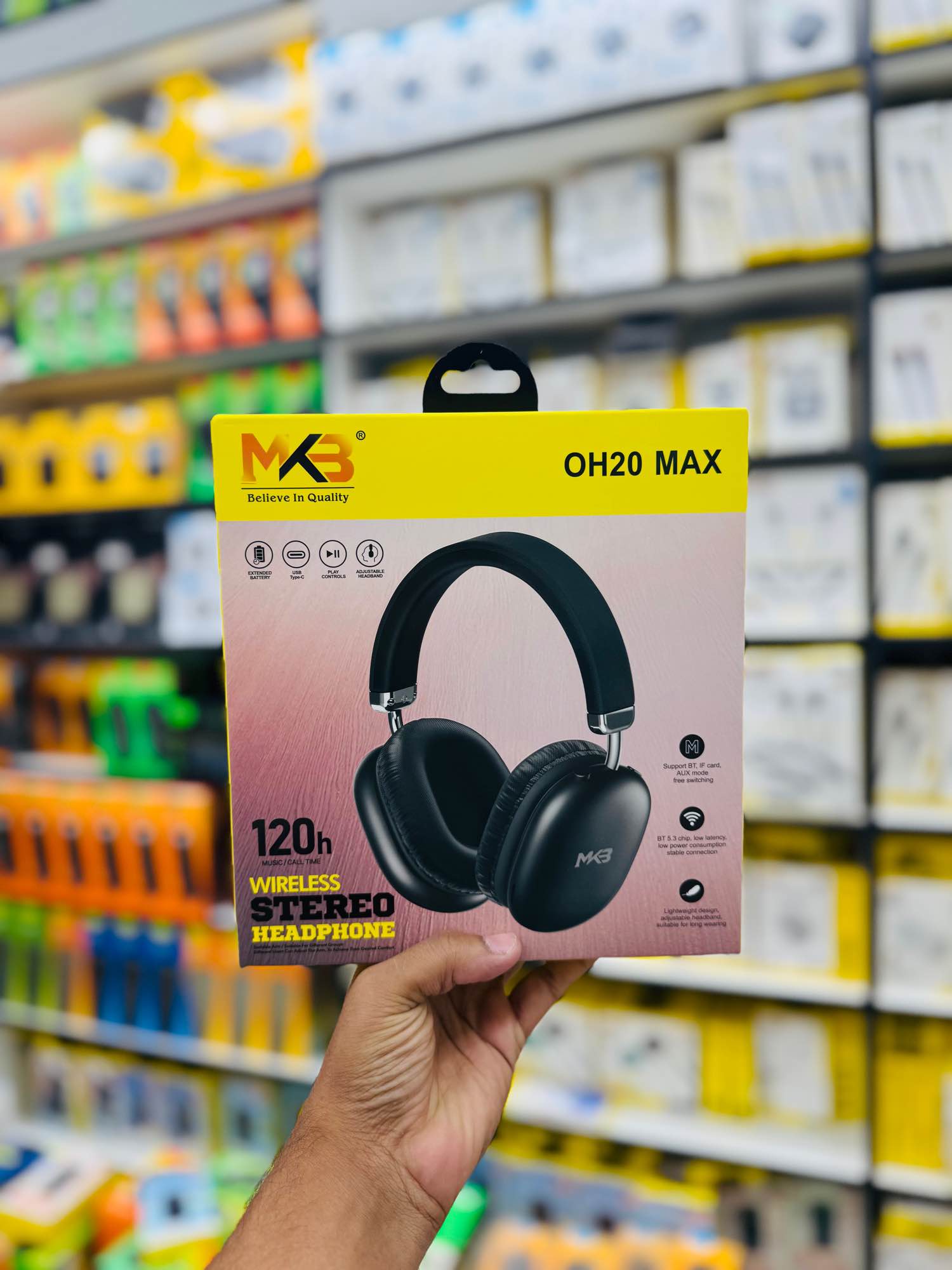 Picture of MkB OH20Max 120hour stero headphone