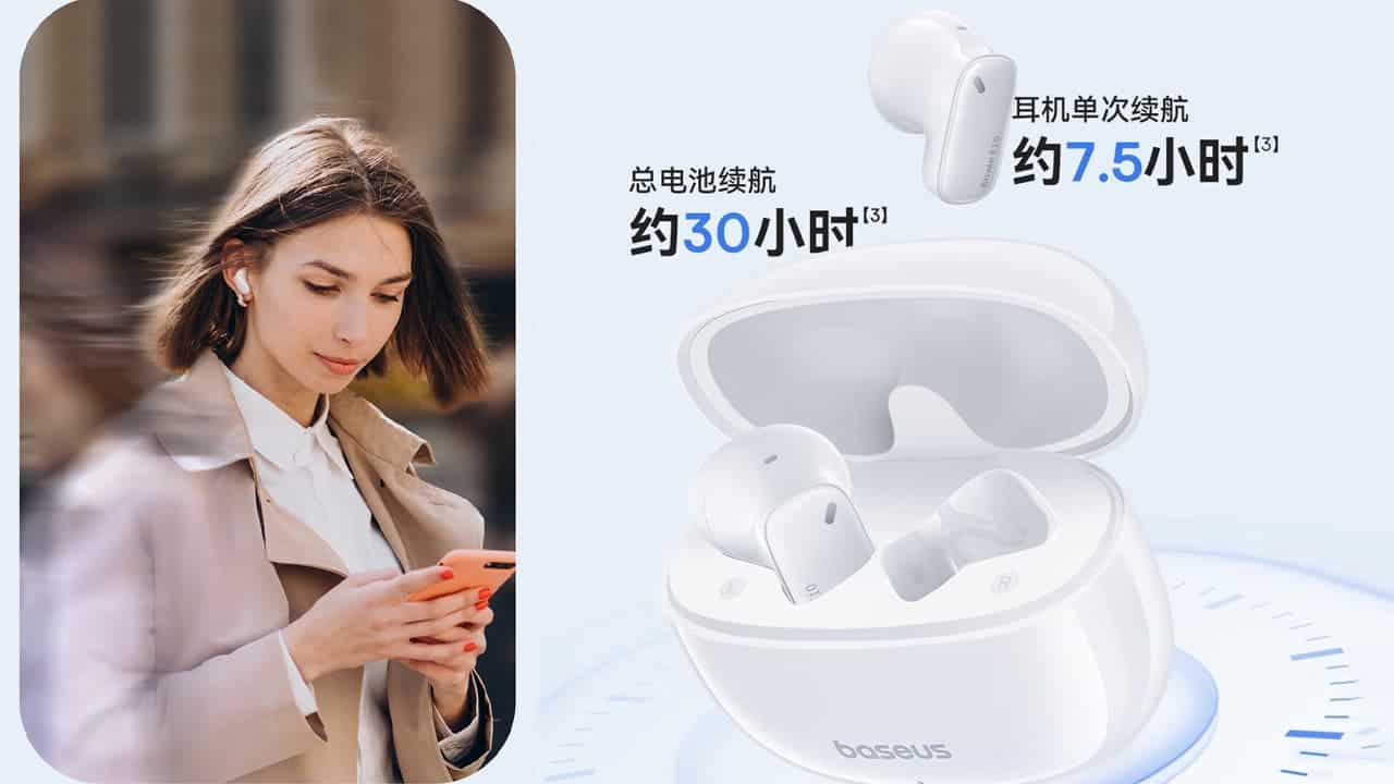 Picture of Baseus Bowie E10 TWS with 12mm drive and 30 hours battery life