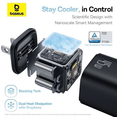 Picture of Baseus GaN6 Charger 45W PD Adapter