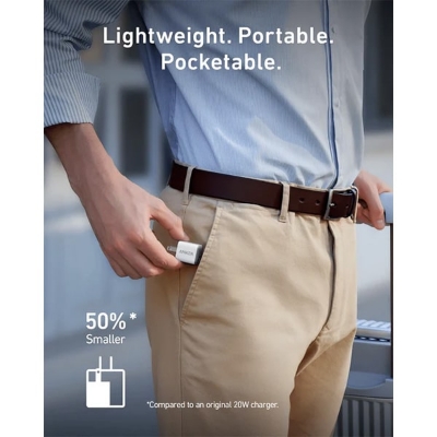 Picture of Anker 20W Fast Charger with type C to lightning cable