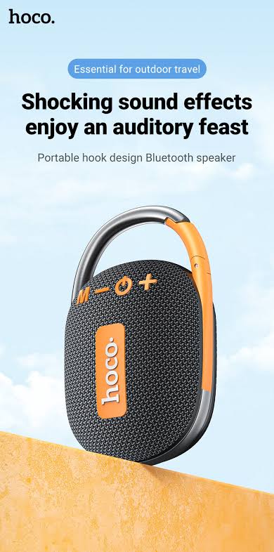 Picture of HOCO HC17 Bluetooth 5.3 AUX, USB, SD Card & FM Radio Supported Speaker - Black