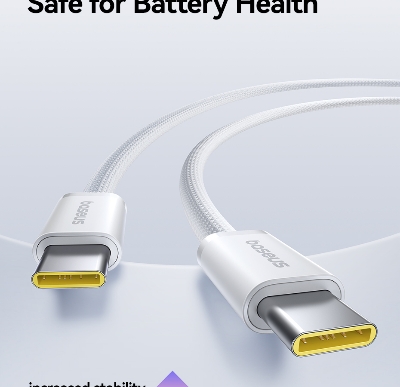 Picture of Baseus Dynamic 4 Fast Charging Data Cable USB-C to USB-C 100W