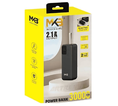 Picture of MKB PK83 2.1A 30000mAh digital display Power Bank