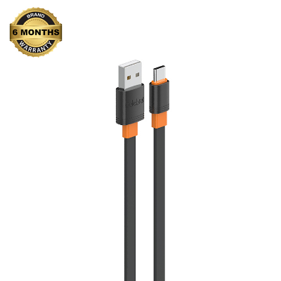 Picture of Celebrat CB-33 PVC silicone Fast charging Data Transmisson Cable For Type-C 3A- Black