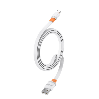 Picture of Celebrat CB-33 PVC silicone Fast charging Data Transmisson Cable For Type-C 3A- White