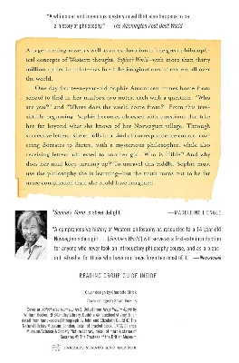 Picture of Sophie's World: A Novel About the History of Philosophy (Fsg Classics)