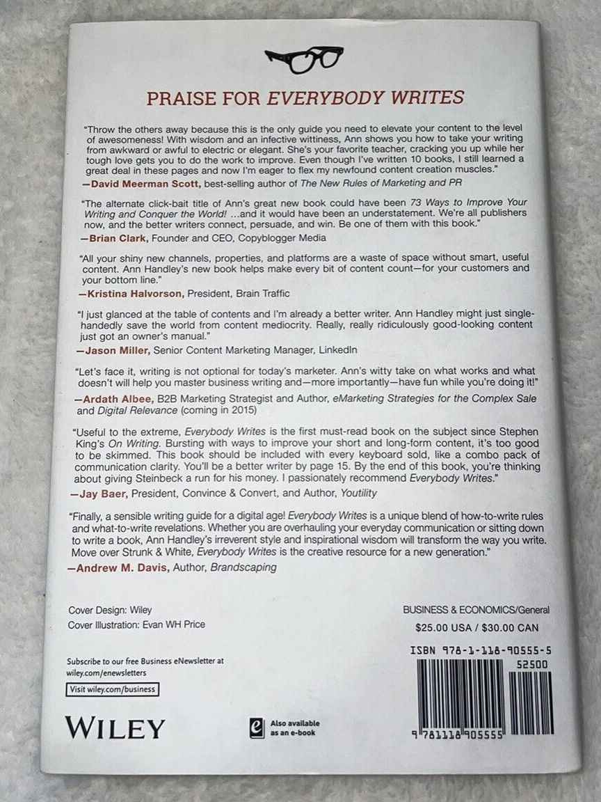 Picture of Everybody Writes: Your Go-To Guide to Creating Ridiculously Good Content