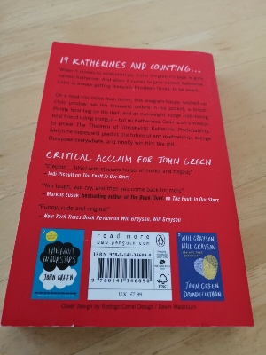 Picture of An Abundance of Katherines by John Green (Paperback)