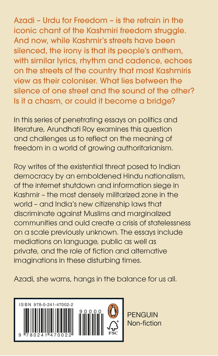 Picture of AZADI: Freedom. Fascism. Fiction.