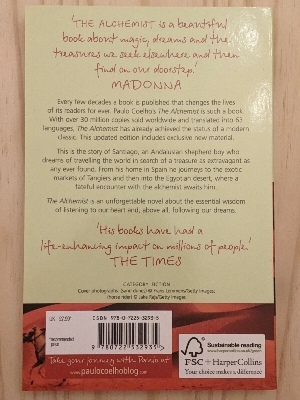 Picture of The Alchemist by Paulo Coelho- Paperback