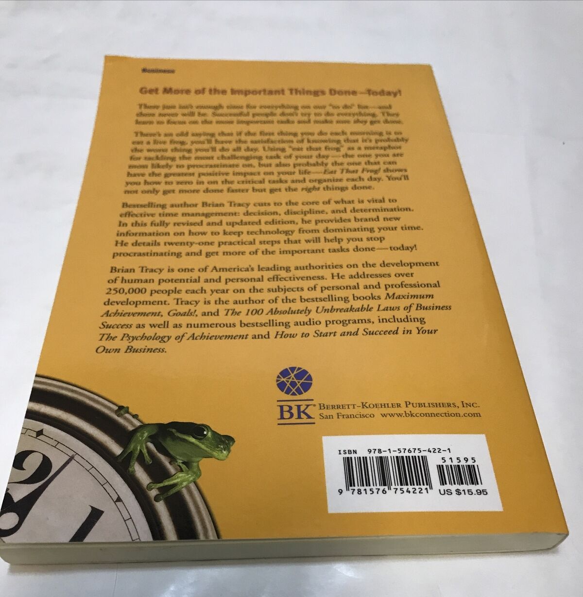 Picture of Eat That Frog!: 21 Great Ways to Stop Procrastinating and Get More Done in Less Time