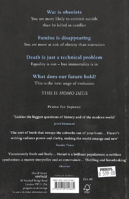 Picture of Homo Deus: A Brief History of Tomorrow by Yuval Noah Harari