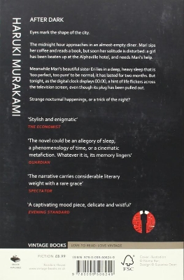 Picture of After Dark by Haruki Murakami