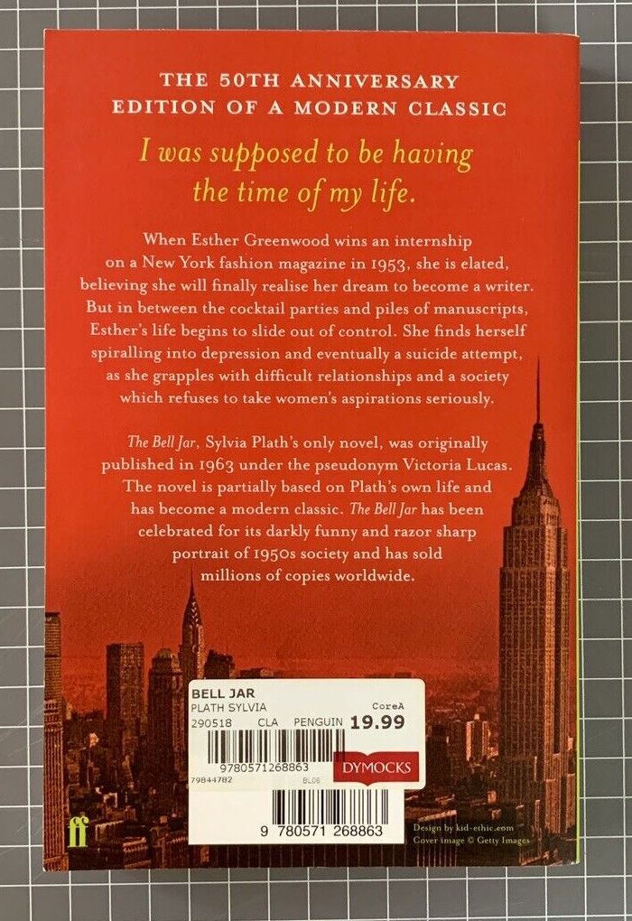 Picture of The Bell Jar Novel by Sylvia Plath