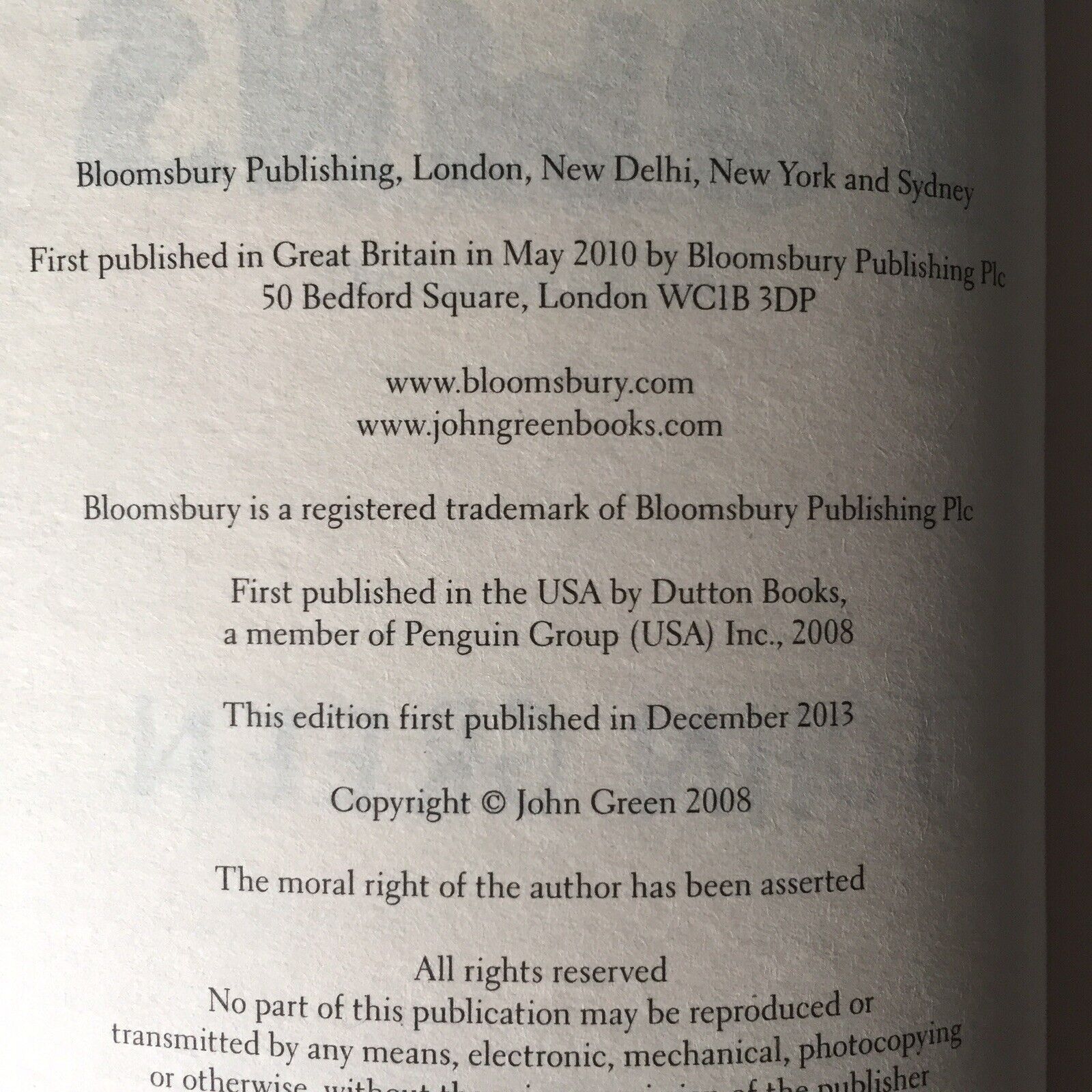 Picture of Paper Towns by John Green (paperback)