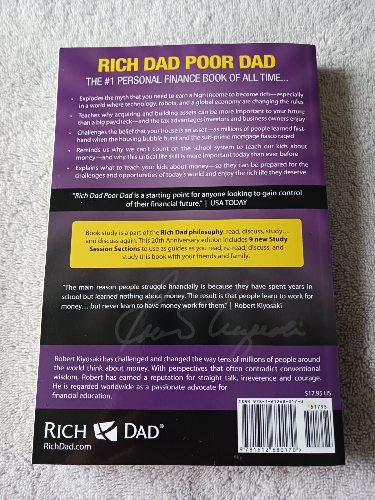 Picture of Rich Dad Poor Dad: What the Rich Teach Their Kids About Money That the Poor and Middle Class Do Not!