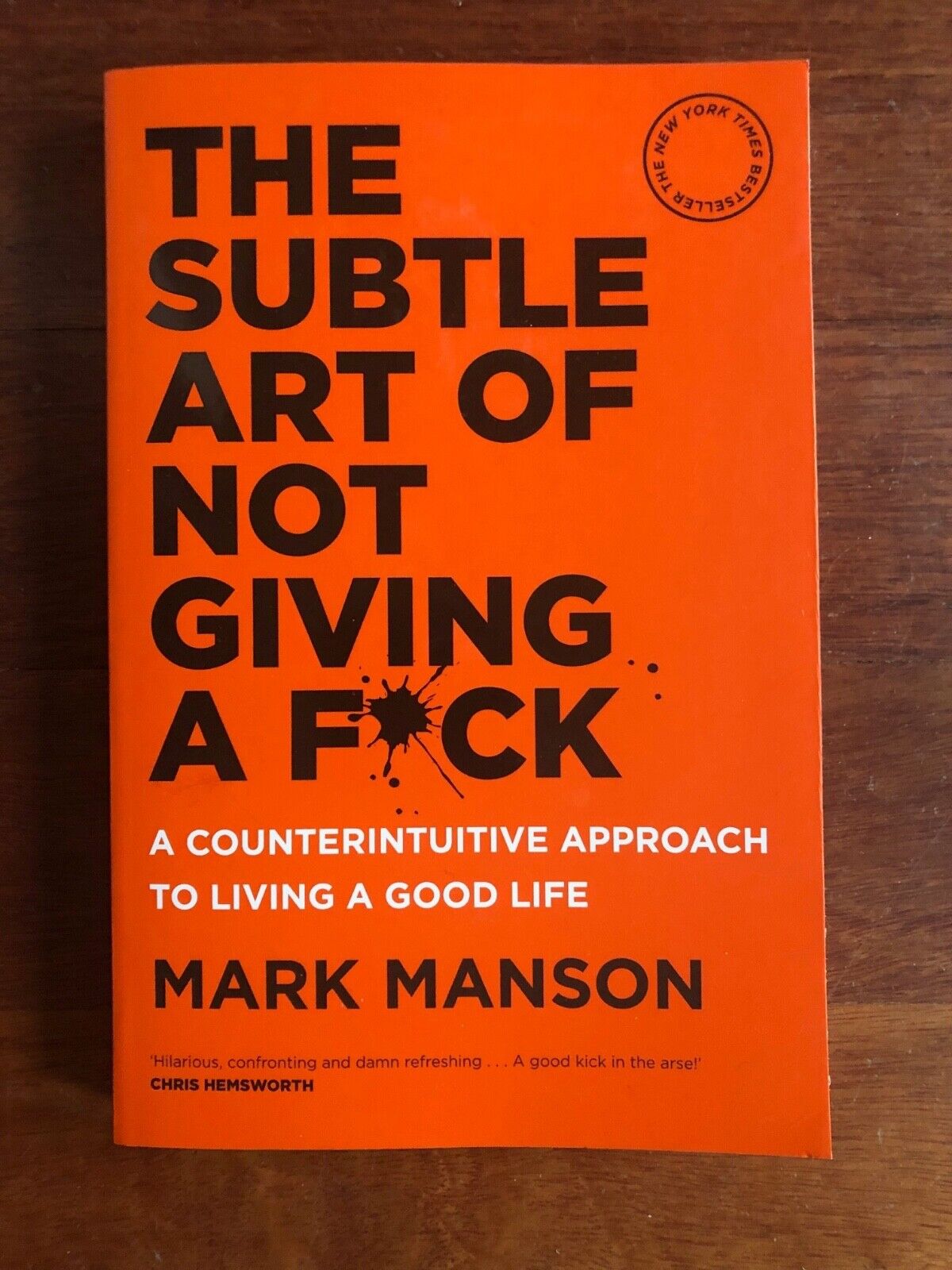 Picture of The Subtle Art of Not Giving a F*ck: A Counterintuitive Approach to Living a Good Life
