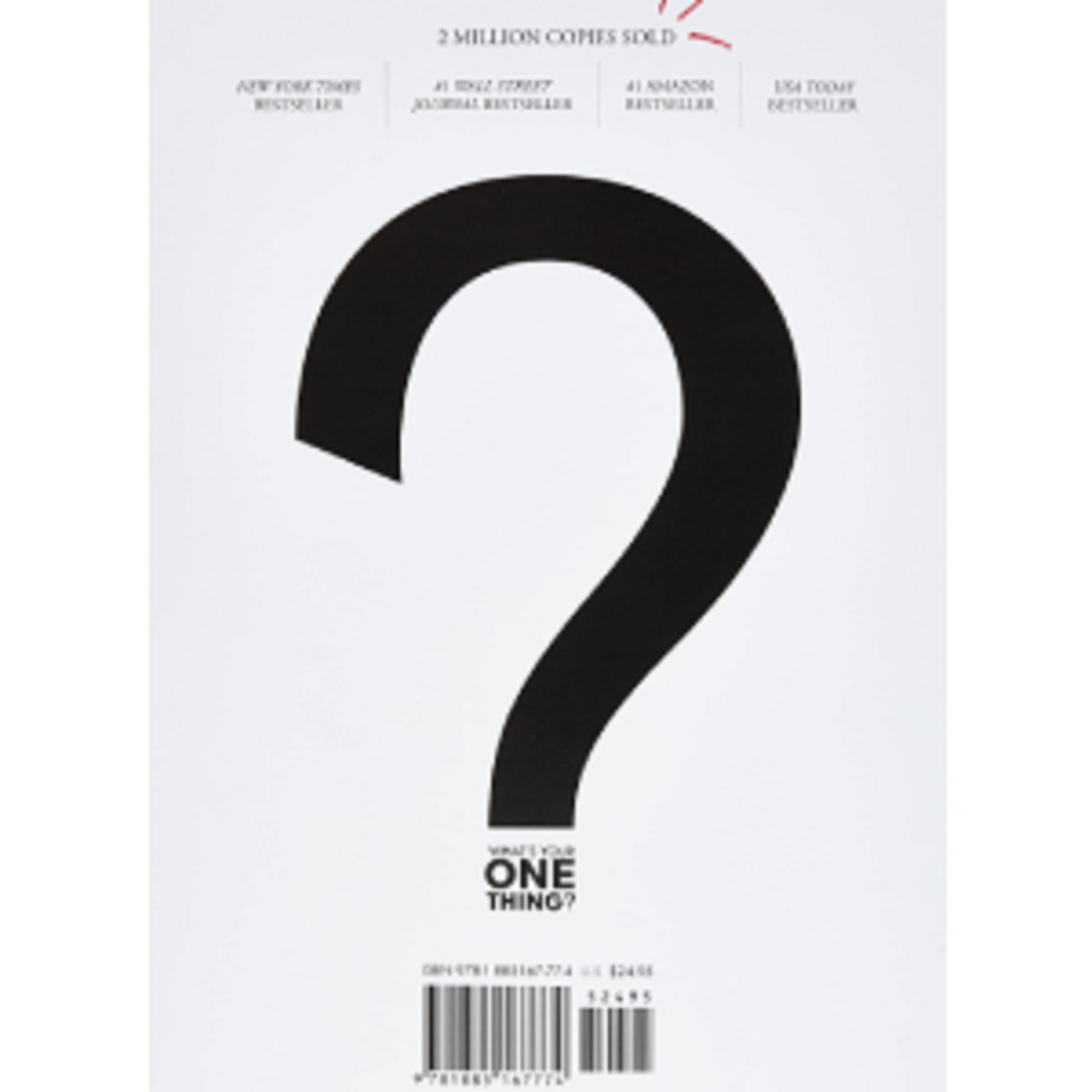 Picture of The ONE Thing: The Surprisingly Simple Truth About Extraordinary Results