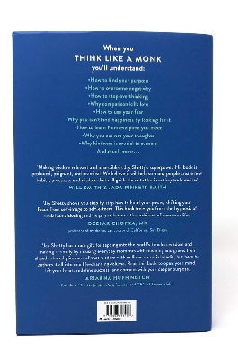 Picture of Think Like a Monk: Train Your Mind for Peace and Purpose Every Day