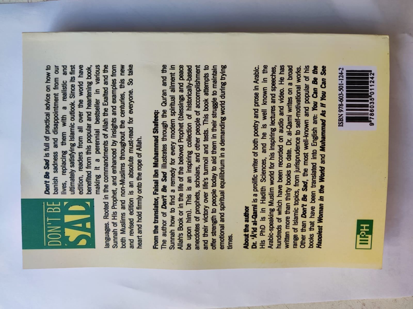 Picture of Don't Be Sad Book by Aid al-Qarni