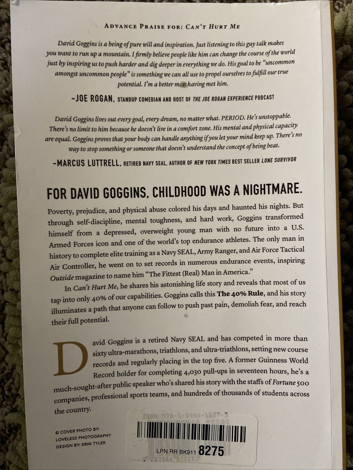 Picture of Can't Hurt Me: Master Your Mind and Defy the Odds