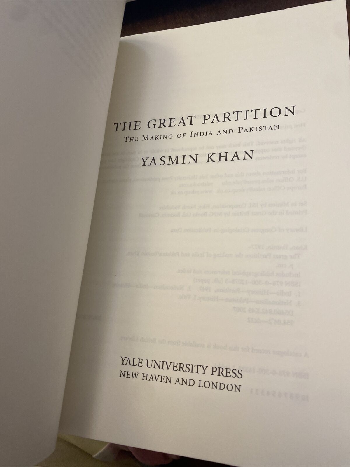 Picture of The Great Partition: The Making of India and Pakistan